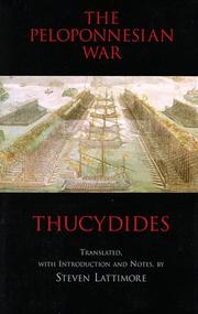 Cover of: The Peloponnesian War by Thucydides