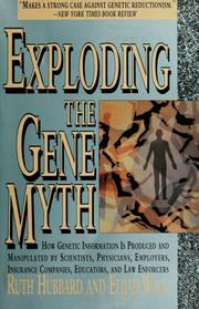 Cover of: Exploding the gene myth by Ruth Hubbard