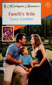 Cover of: Farelli's Wife (Kids & Kisses) by Gordon