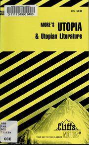 Cover of: More's Utopia & utopian literature by Harold Martin Priest