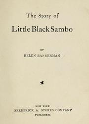 Cover of: The  story of Little Black Sambo by Helen Bannerman