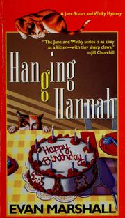 Cover of: Hanging Hannah (Jane Stuart and Winky Mysteries)