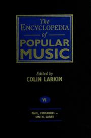 Cover of: The  encyclopedia of popular music | 