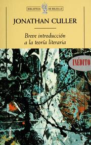 Cover of: Breve introducción a la teoría literaria