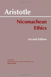 Cover of: Nicomachean ethics by Aristotle