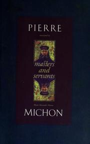 Cover of: Masters and servants by Pierre Michon