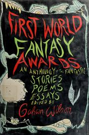 Cover of: First world fantasy awards