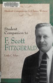 Cover of: Student companion to F. Scott Fitzgerald