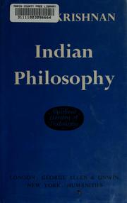 Cover of: Indian philosophy by Sarvepalli Radhakrishnan