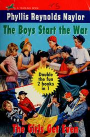 Cover of: The boys start the war: The girls get even