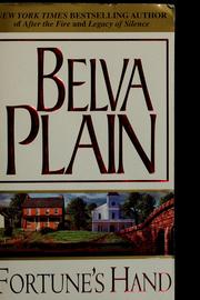 Cover of: Fortune's hand by Belva Plain