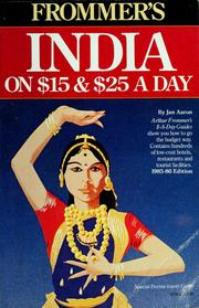 Cover of: Frommer's India on £15 & £25 a day