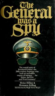 Cover of: The general was a spy