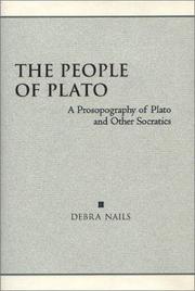 Cover of: The People of Plato: A Prosopography of Plato and Other Socratics