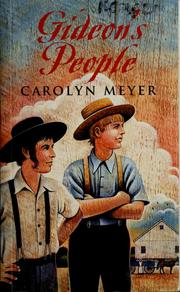 Cover of: Gideon's people by Carolyn Meyer