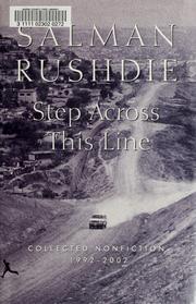 Cover of: Step Across This Line: collected nonfiction 1992-2002