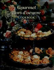 Cover of: Gourmet hors d'oeuvre cookbook