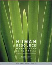 Cover of: Human Resource Management in Australia by Helen de Cieri