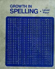 Cover of: Growth in spelling
