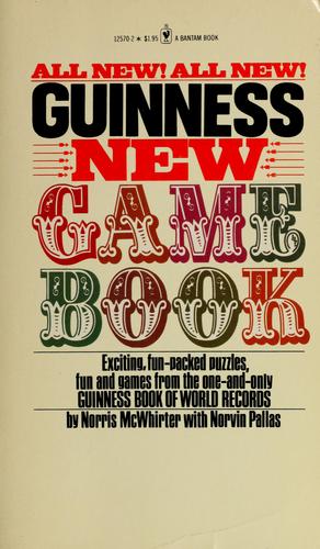 Guinness new game book by Norris McWhirter