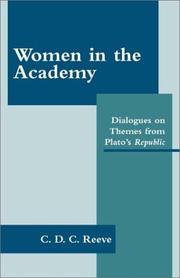 Cover of: Women in the Academy | C. D. C. Reeve