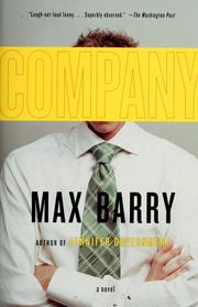 Cover of: Company by Max Barry