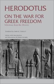 Cover of: On the War for Greek Freedom by Herodotus