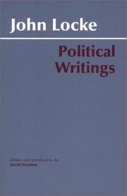Cover of: Political Writings by John Locke