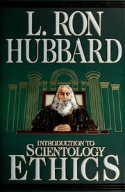 Cover of Introduction to scientology ethics