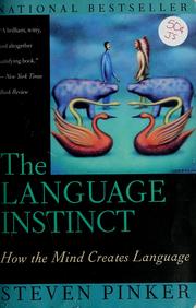 Cover of: The  language instinct by Steven Pinker