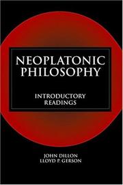 Cover of: Neoplatonic Philosophy: Introductory Readings