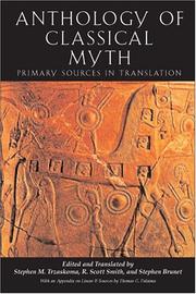 Cover of: Anthology of Classical Myth by Stephen Trzaskoma, R. Scott Smith, Thomas G. Palaima