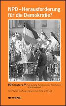 Cover of: NPD - Herausforderung für die Demokratie? by Heinz Lynen von Berg und Hans-Jochen Tschiche (Hrsg.)