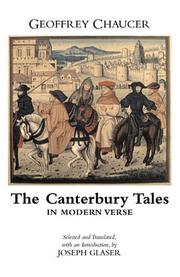 Cover of: The Canterbury tales in modern verse by Geoffrey Chaucer
