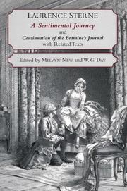 Cover of: A Sentimental Journey Through France and Italy and Continuation of the Bramine's Journal