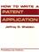 Cover of: How to write a patent application