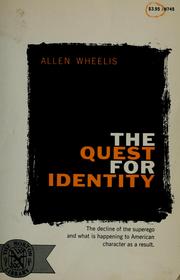 Cover of: The quest for identity