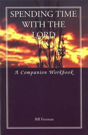 Cover of: Spending Time with the Lord: A Companion Workbook