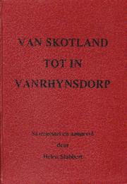 Cover of: Van Skotland tot in Vanrhynsdorp