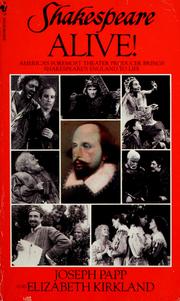 Cover of: Shakespeare alive!