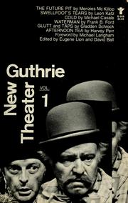 Cover of: Guthrie New Theater. by Grove Press [Distribu New York