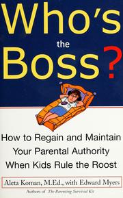 Cover of: Who's the boss by Aleta Koman