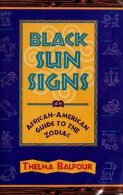 Cover of: Black sun signs by Thelma Balfour