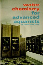 Cover of: Water chemistry for advanced aquarists