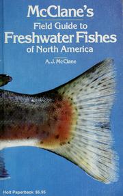 Cover of: Field guide to freshwater fishes of North America