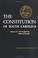Cover of: The Constitution of South Carolina