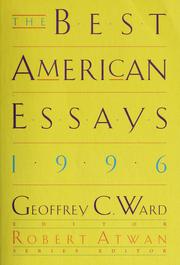 Cover of: The Best American essays.