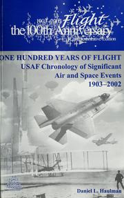 Cover of: One hundred years of flight by Daniel L. Haulman