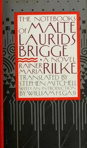 Cover of: The notebooks of Malte Laurids Brigge by Rainer Maria Rilke