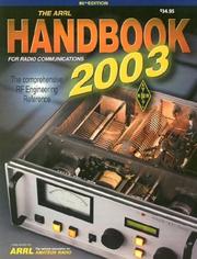 Cover of: The ARRL Handbook for Radio Communications 2003 by American Radio Relay League (ARRL)